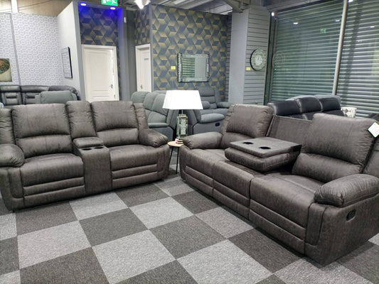 Savanna Sofa Suite 3 + 2 Manual Recliner - Comfort Furniture