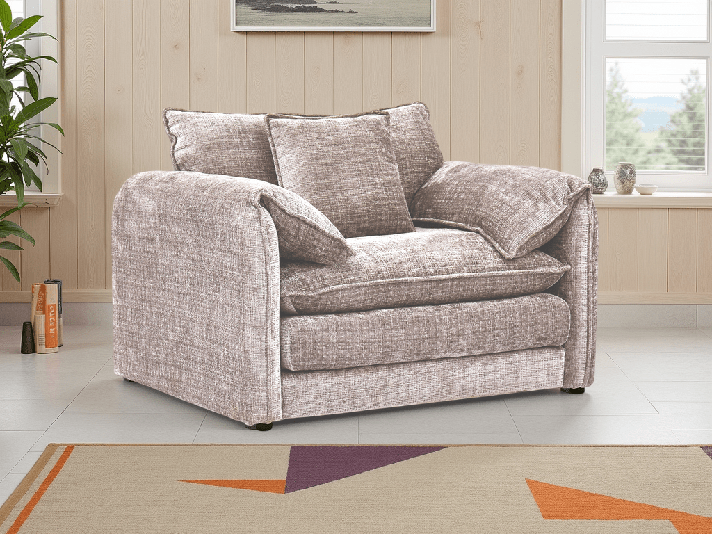 Solaya Sofa Beige Armchair - Comfort Furniture