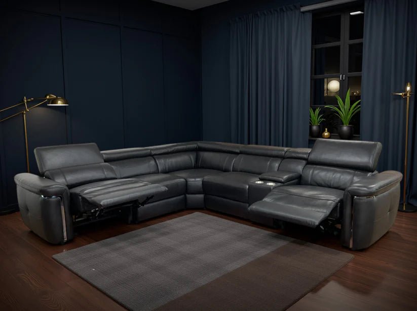 Somerville Electric Recliner Large Corner Sofa - Comfort Furniture