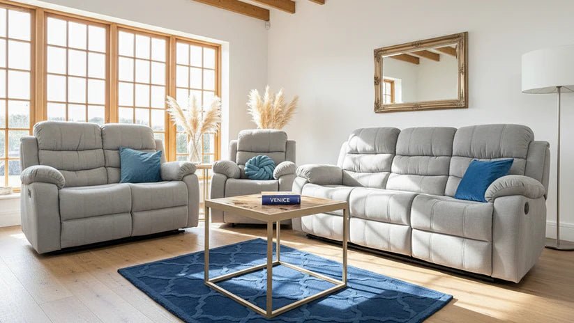 Stanley Manual Recliner Sofa - Comfort Furniture