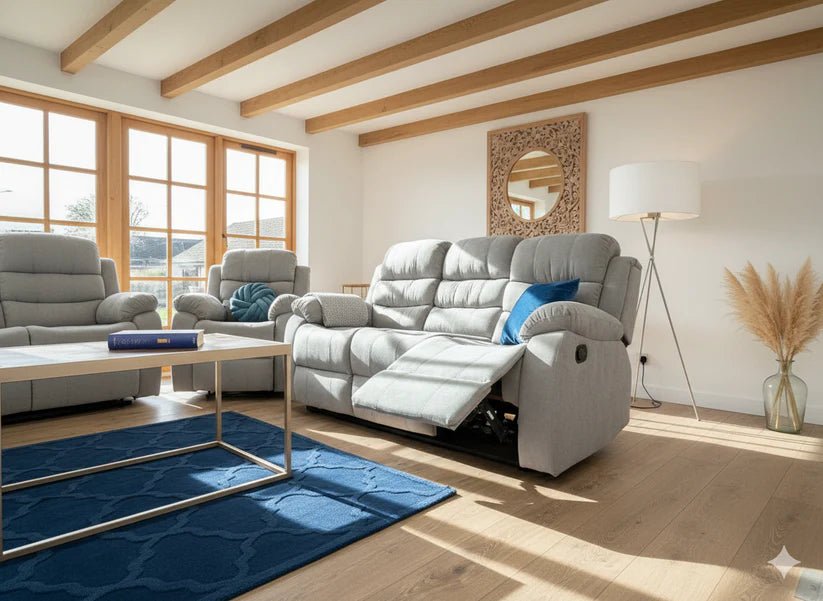 Stanley Manual Recliner Sofa - Comfort Furniture