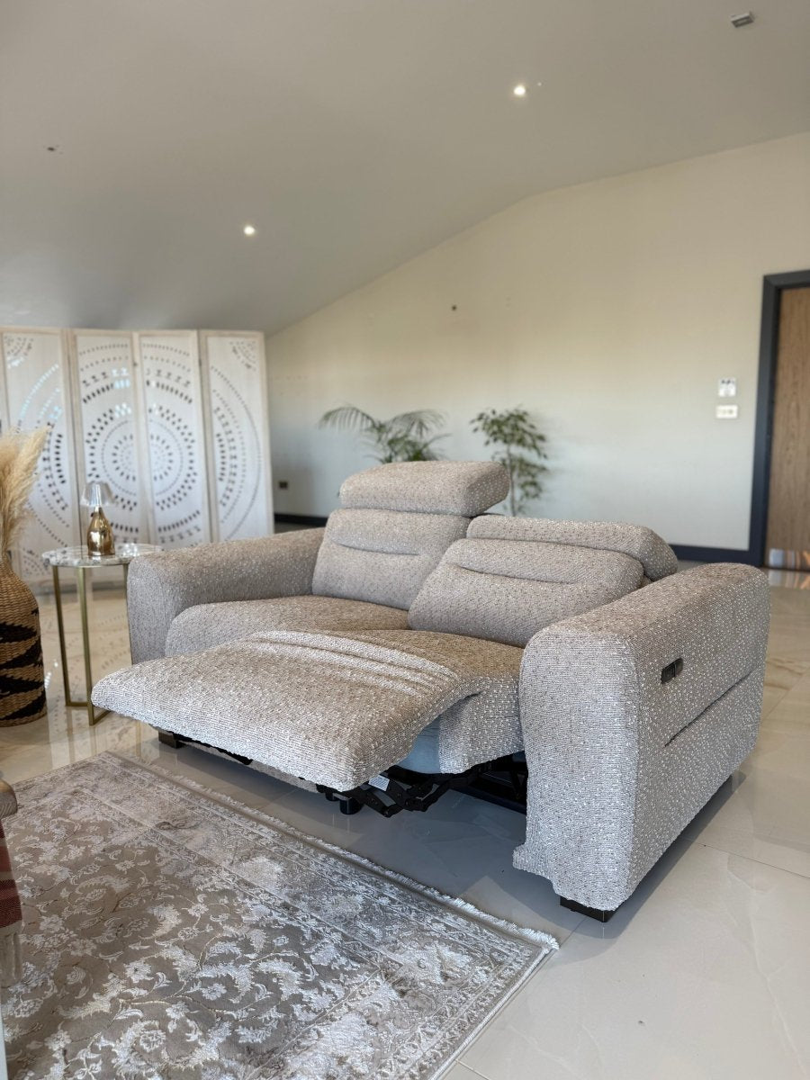 Tokyo Electric Recliner Beige 2 Seater - Comfort Furniture