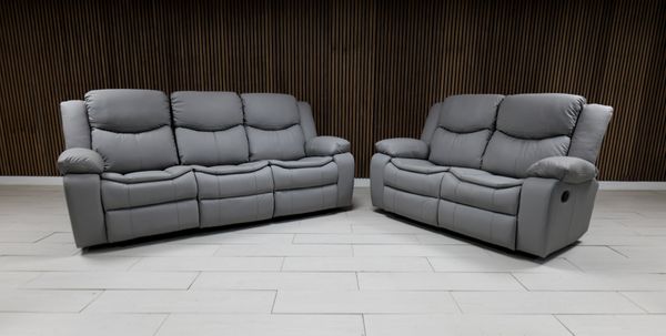 Valerie Leather Sofa Suite - Comfort Furniture