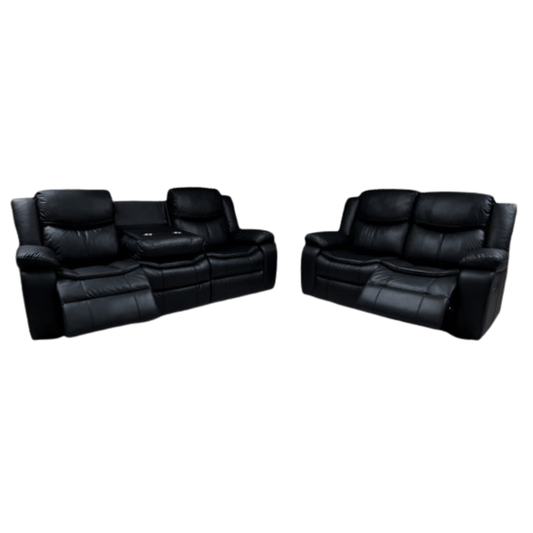 Valerie Leather Sofa Suite - Comfort Furniture