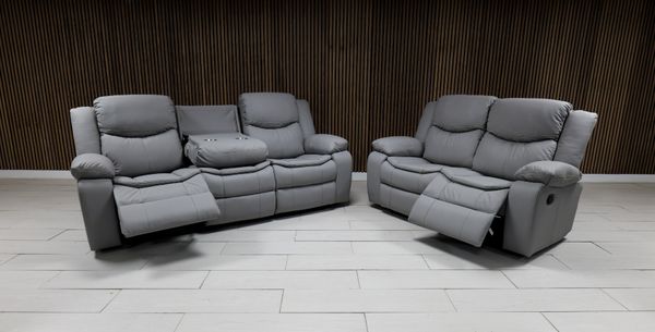 Valerie Leather Sofa Suite - Comfort Furniture