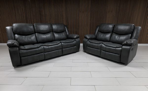 Valerie Leather Sofa Suite - Comfort Furniture