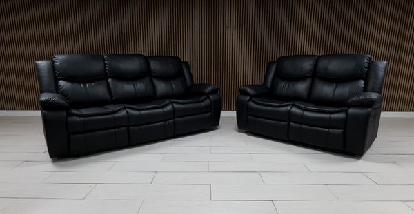 Valerie Leather Sofa Suite - Comfort Furniture