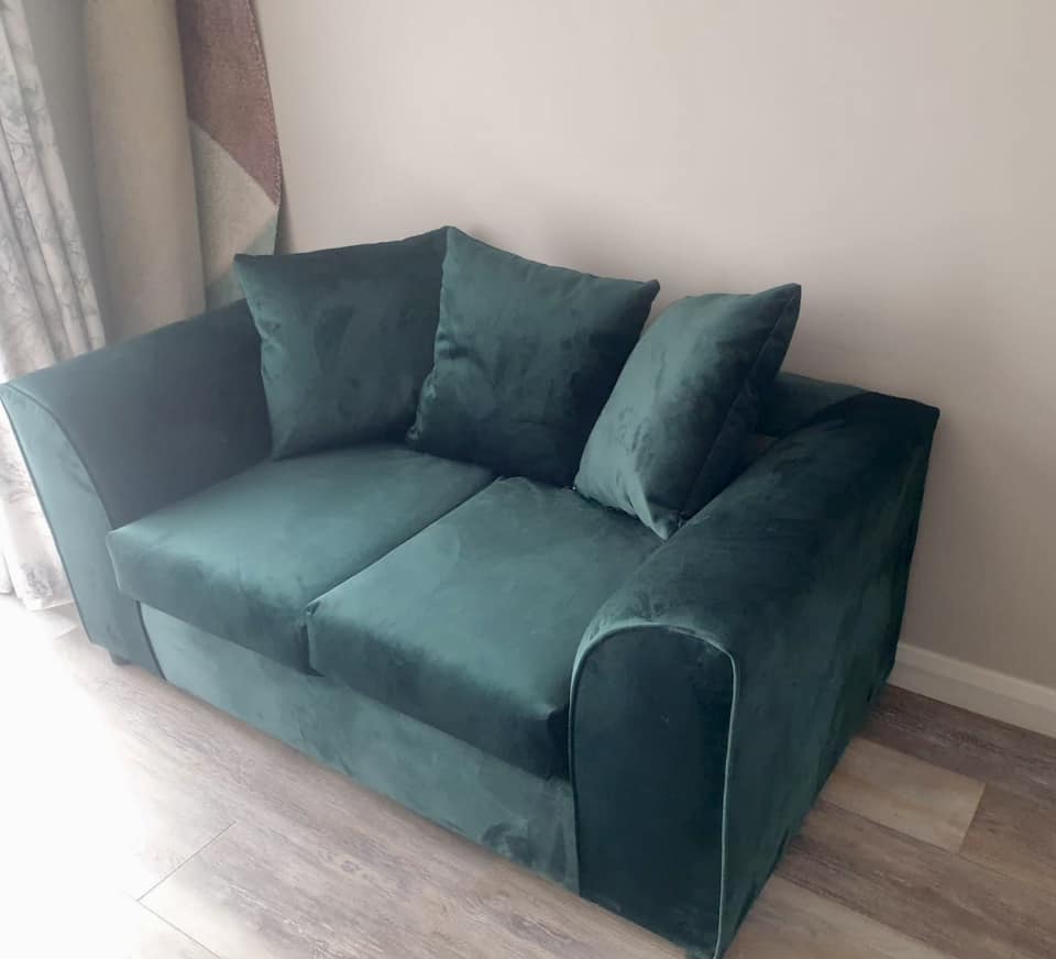 Velvet Sofa Suite - Comfort Furniture