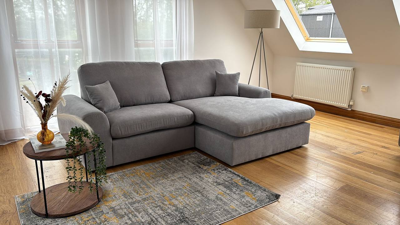 Winnie Universal Corner Sofa with Footstool - Comfort Furniture