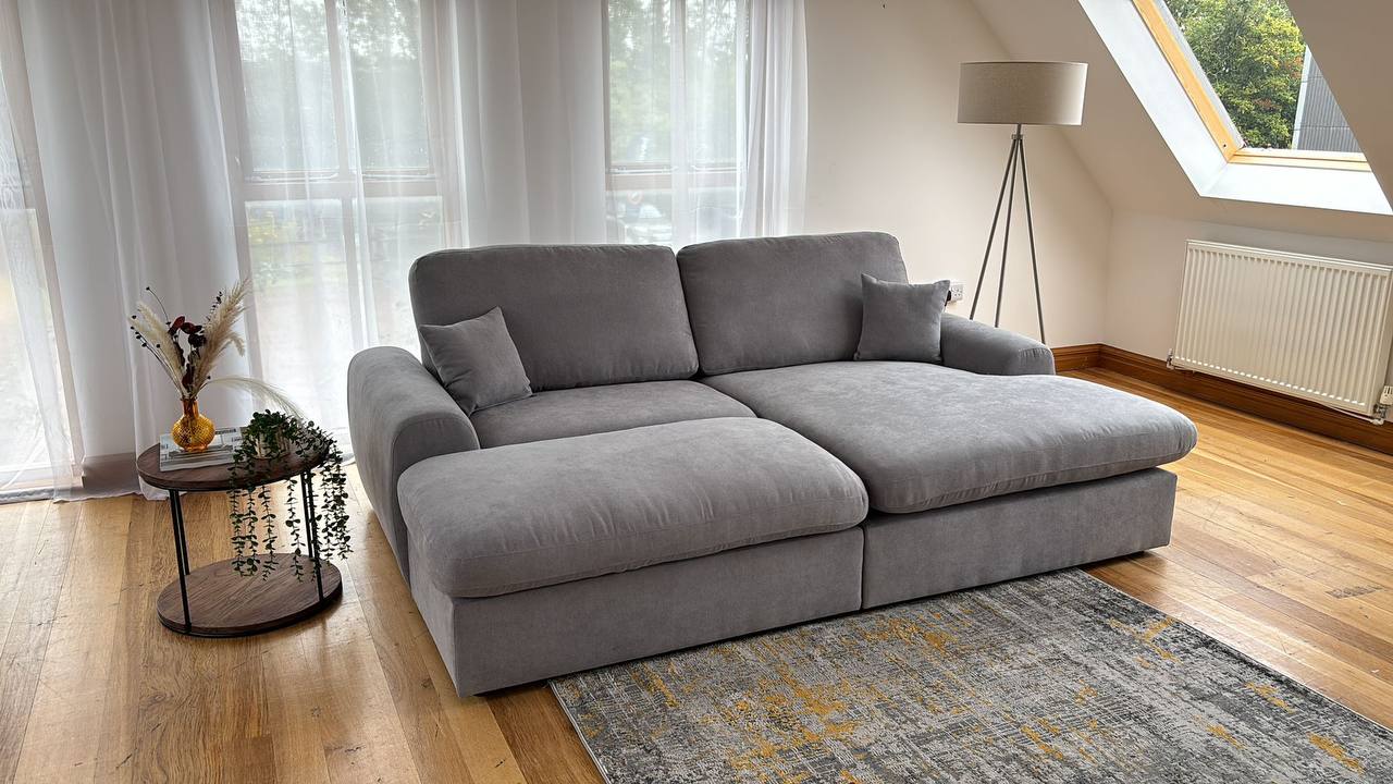 Winnie Universal Corner Sofa with Footstool - Comfort Furniture