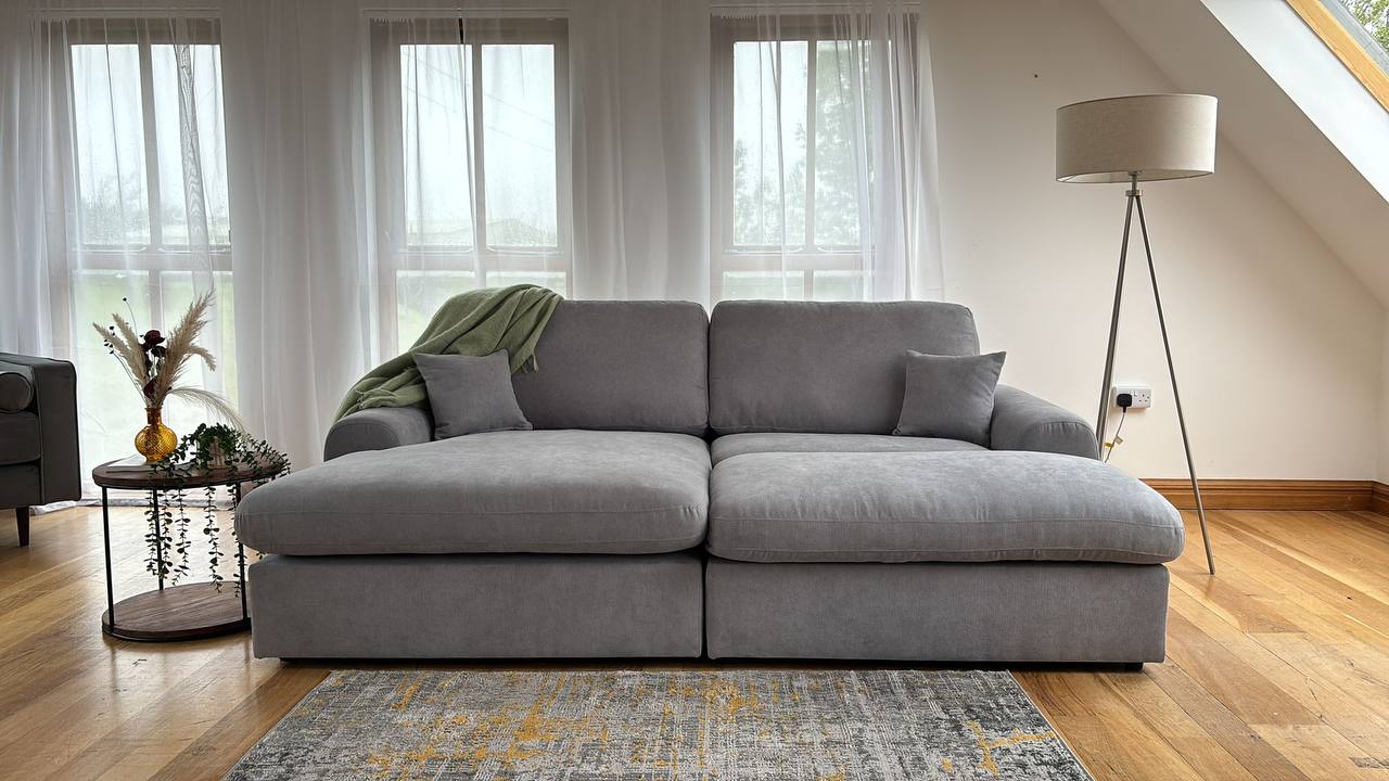 Winnie Universal Corner Sofa with Footstool - Comfort Furniture
