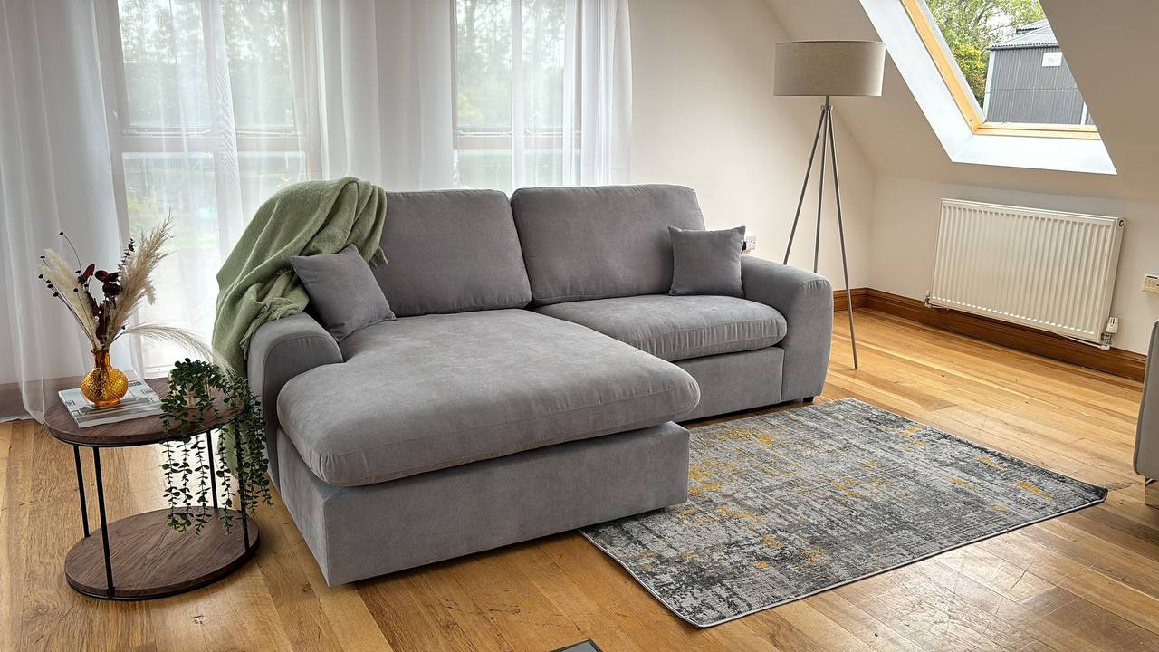 Winnie Universal Corner Sofa with Footstool - Comfort Furniture