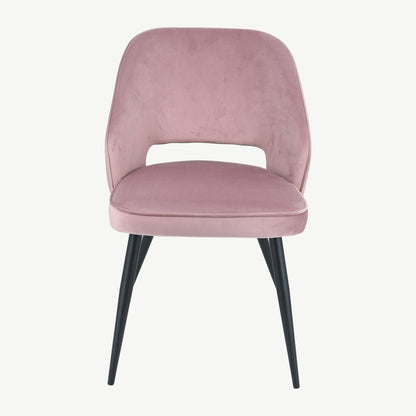 Sutton Dining Chair – Pink Velvet
