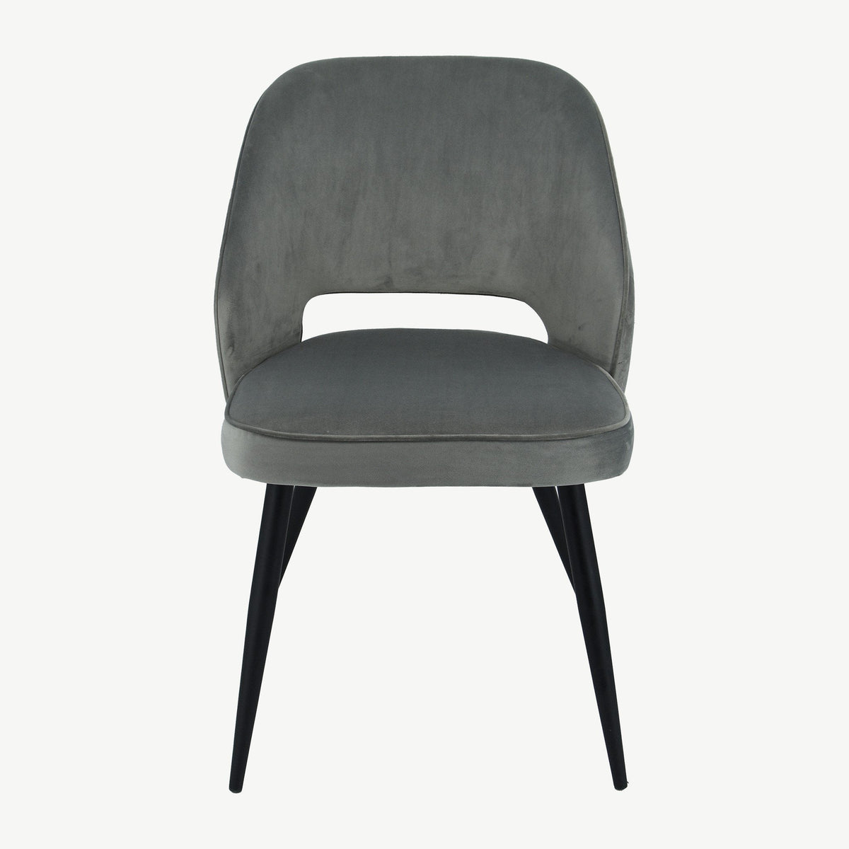 Sutton Dining Chair – Grey Velvet