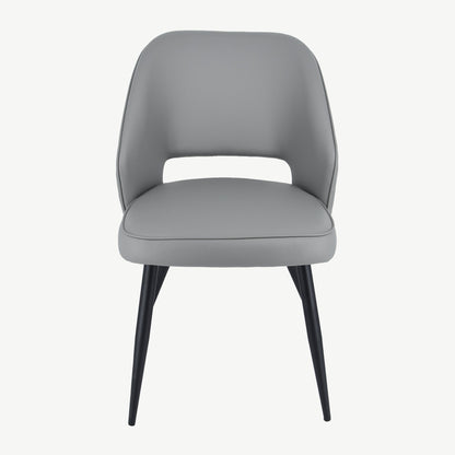 Sutton Dining Chair – Light Grey PU