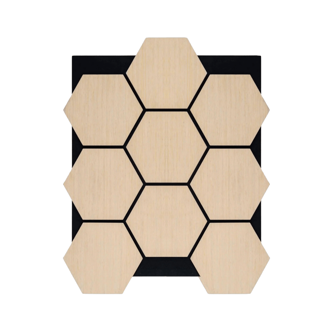 Acoustic Hexagon Wall Panel (4 Panels/Box) - Comfort Furniture