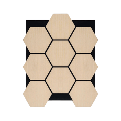 Acoustic Hexagon Wall Panel (4 Panels/Box) - Comfort Furniture