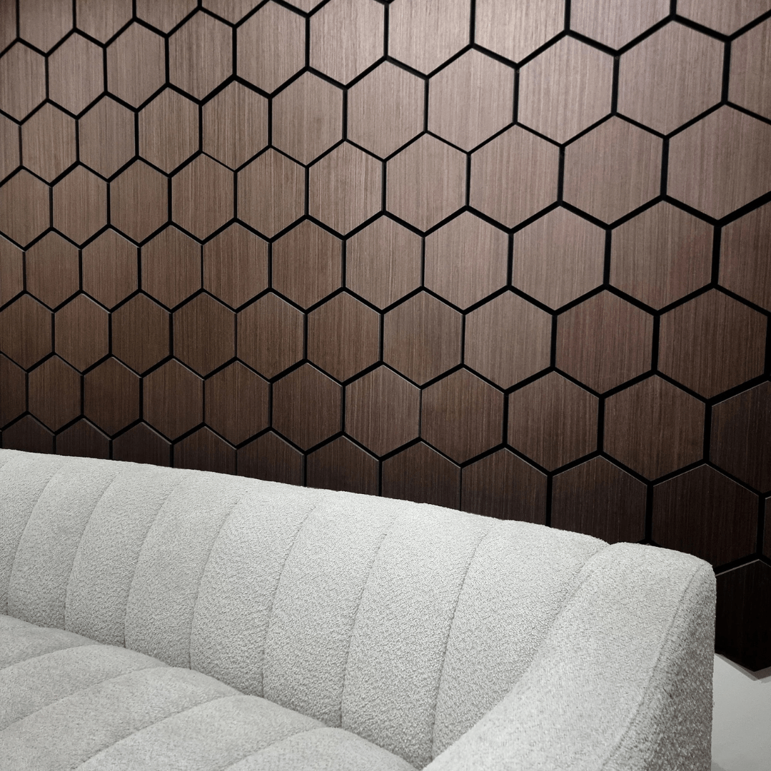 Acoustic Hexagon Wall Panel (4 Panels/Box) - Comfort Furniture