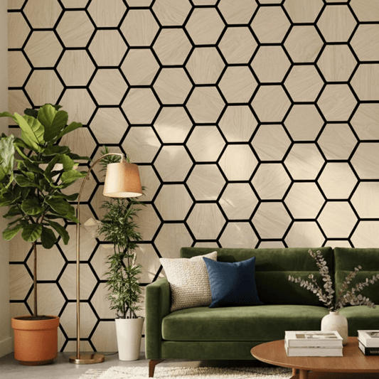 Acoustic Hexagon Wall Panel (4 Panels/Box) - Comfort Furniture