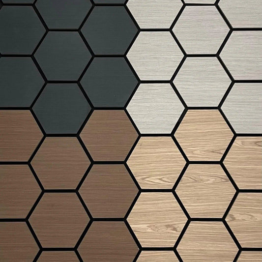 Acoustic Hexagon Wall Panel (4 Panels/Box) - Comfort Furniture
