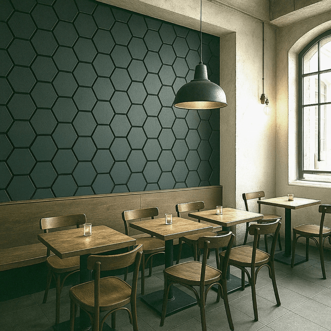 Acoustic Hexagon Wall Panel (4 Panels/Box) - Comfort Furniture