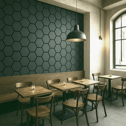 Acoustic Hexagon Wall Panel (4 Panels/Box) - Comfort Furniture