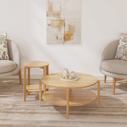 Ada Coffee Table – Ash Wood - Comfort Furniture