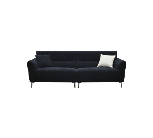 Albany Sofa Range in Black Boucle - Comfort Furniture