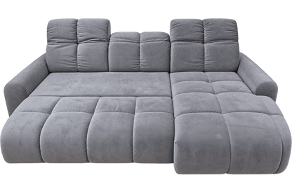 ALLY corner sofa bed, plush velvet - Comfort Furniture