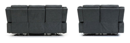 Alva Electric Recliner Sofa Graphite 3+2 Set - Comfort Furniture