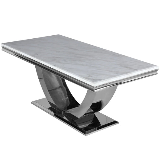 Arial Marble Dining Table - Comfort Furniture