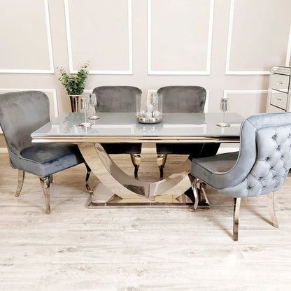 Arial Marble Dining Table - Comfort Furniture