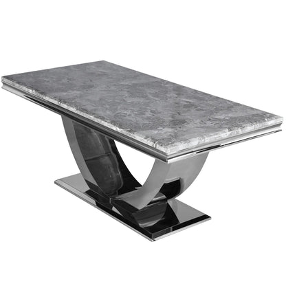 Arial Marble Dining Table - Comfort Furniture