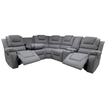 Axel Leather Corner Sofa - Comfort Furniture