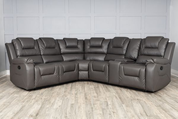Axel Leather Corner Sofa - Comfort Furniture