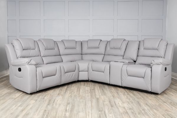 Axel Leather Corner Sofa - Comfort Furniture