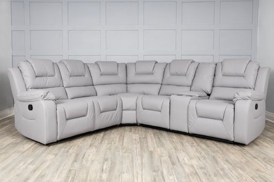 Axel Leather Corner Sofa - Comfort Furniture