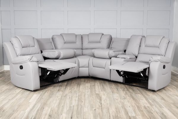 Axel Leather Corner Sofa - Comfort Furniture