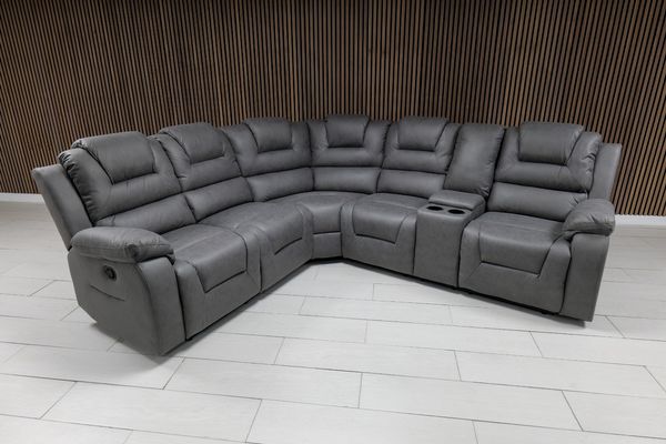 Axel Leather Corner Sofa - Comfort Furniture