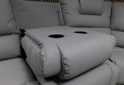 Axel Leather Corner Sofa - Comfort Furniture