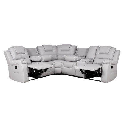 Axel Leather Corner Sofa - Comfort Furniture