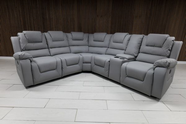 Axel Leather Corner Sofa - Comfort Furniture