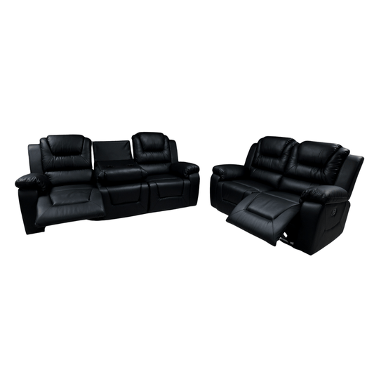 Axel Leather Sofa Suite - Comfort Furniture