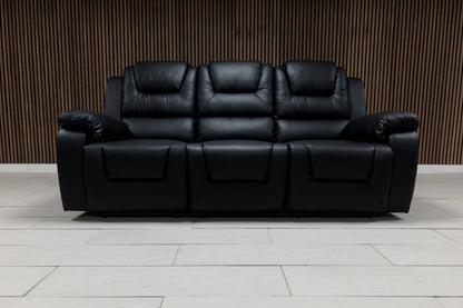 Axel Leather Sofa Suite - Comfort Furniture