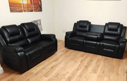 Axel Leather Sofa Suite - Comfort Furniture