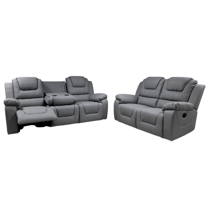 Axel Leather Sofa Suite - Comfort Furniture