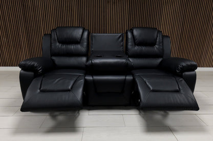 Axel Leather Sofa Suite - Comfort Furniture