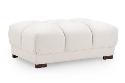 Azzuro Sofa Cream Footstool - Comfort Furniture