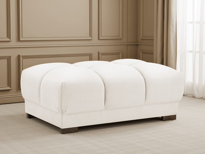 Azzuro Sofa Cream Footstool - Comfort Furniture
