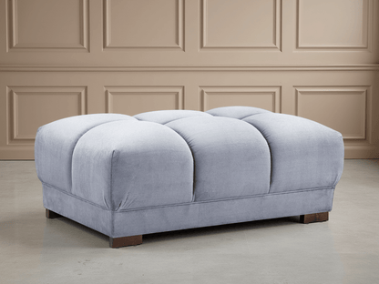 Azzuro Sofa Grey Footstool - Comfort Furniture